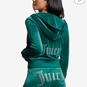 Juicy Couture Track Suit Jacket Jade Green US M